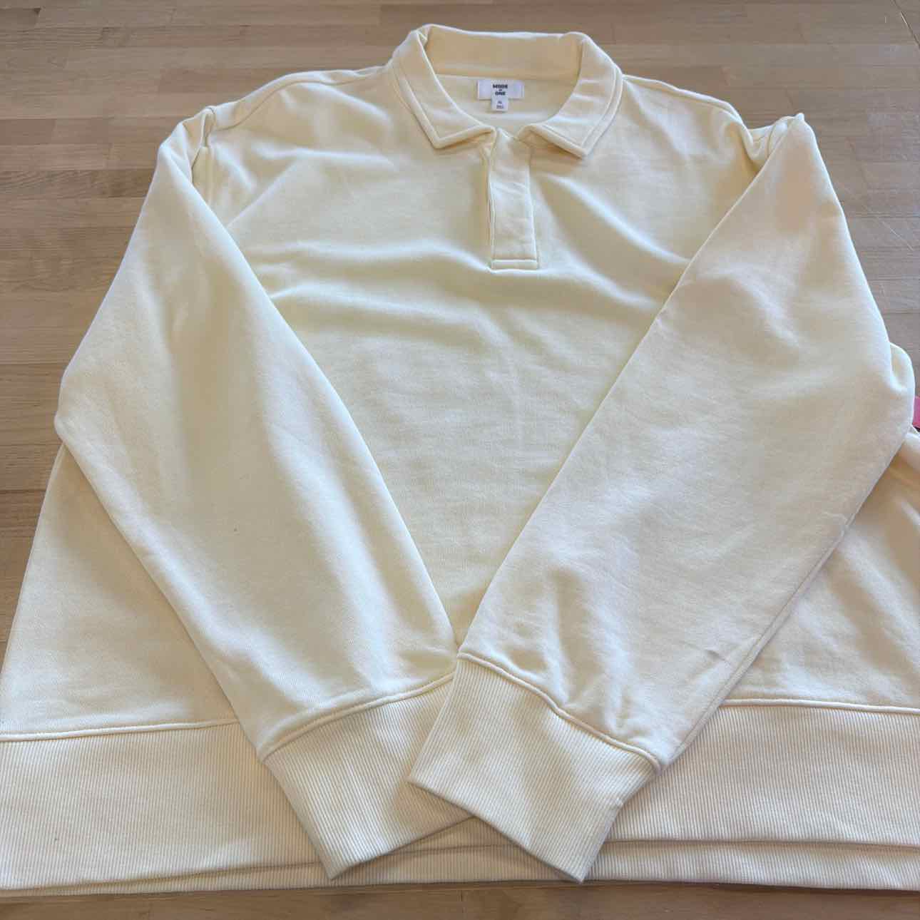 Mode Of One Size XL Cream New MENS Polo