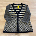 Christopher & Banks Size S BLACK & WHITE Cardigan