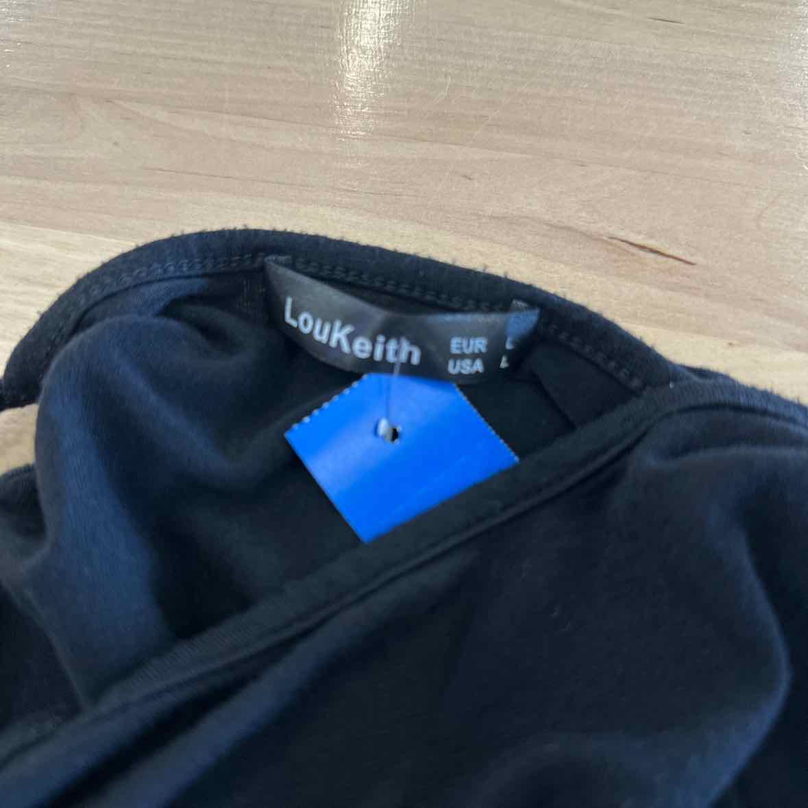 LouKeith Size L Black Tank