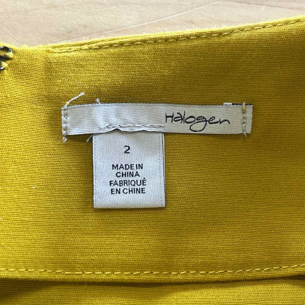 Halogen Size 2 Green Preloved Skirt