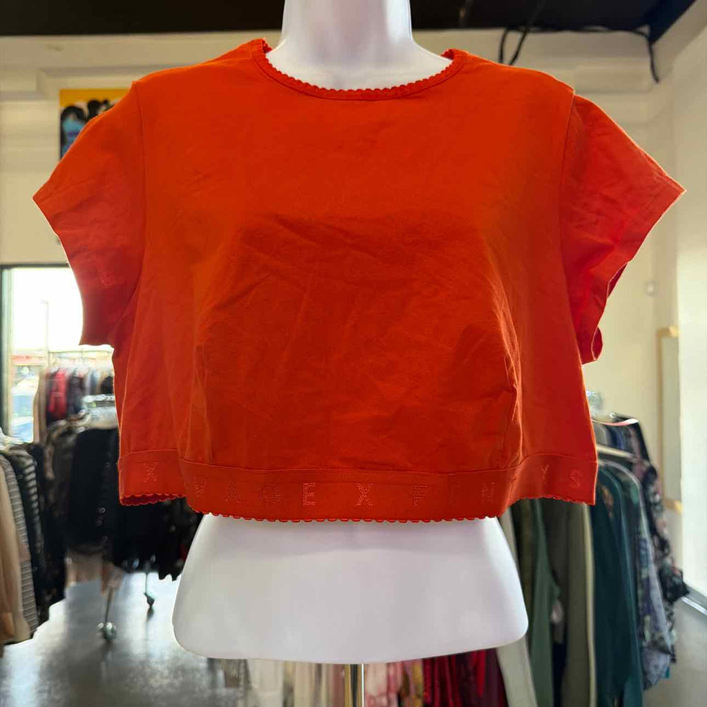 Fendi Size 3X Orange Preloved T-shirt