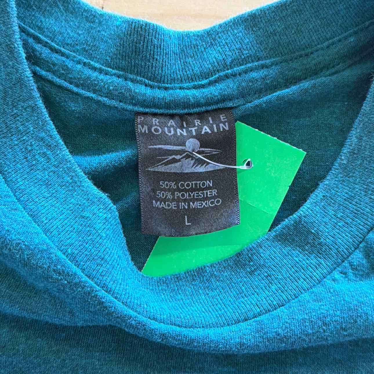 Praire Size L Blue Preloved MENS T-shirt