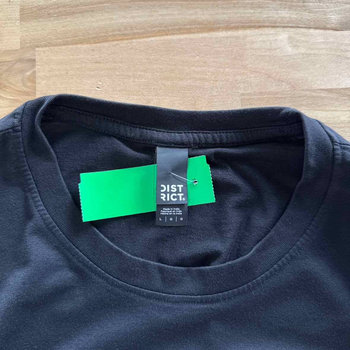 Men's Size L Black MENS T-shirt