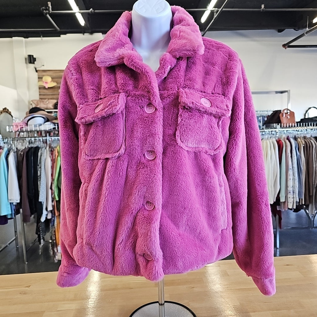 Fame Size M Purple Sweater