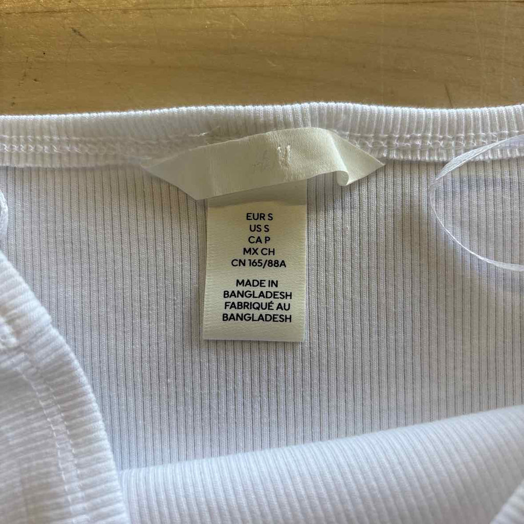 H&M Size S White Preloved Tube