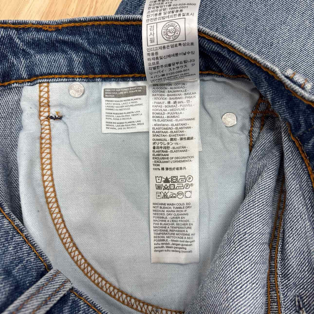Levi's 537 Western Bootcut Jeans - Men's - 33X32 - Medium Wash / Throw the Lasso