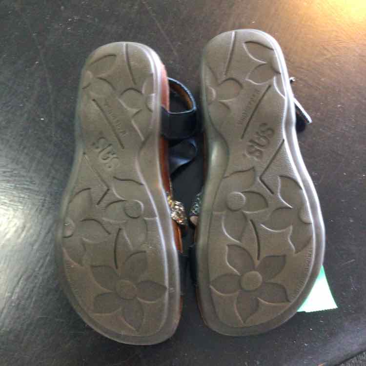 SAS Size 6.5 Navy Sandals