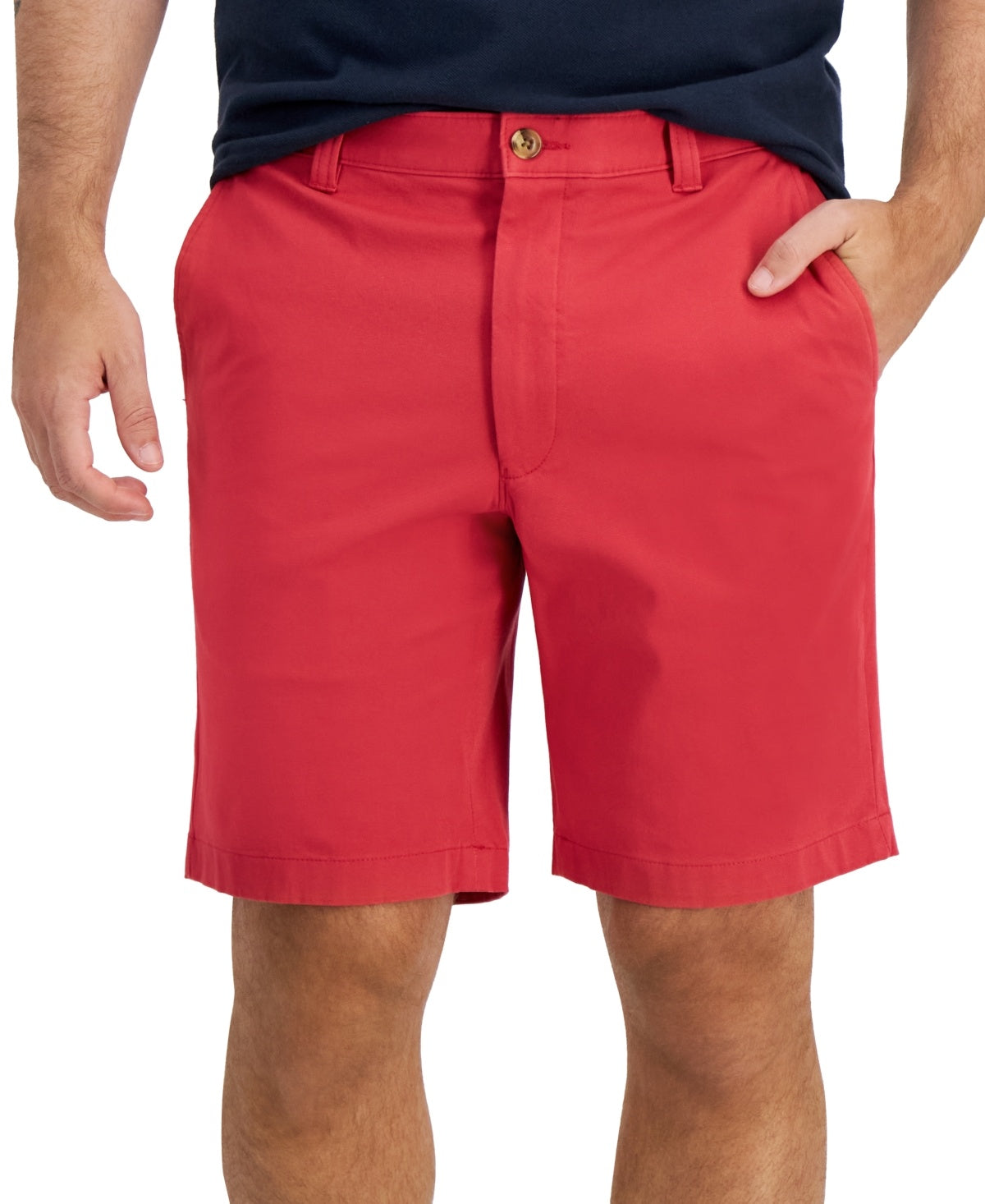 Club Room MENS Size 32  Red Regular-Fit 9" 4-Way Stretch Shorts
