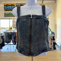 Levi's Size M Blue Denim Preloved Tank