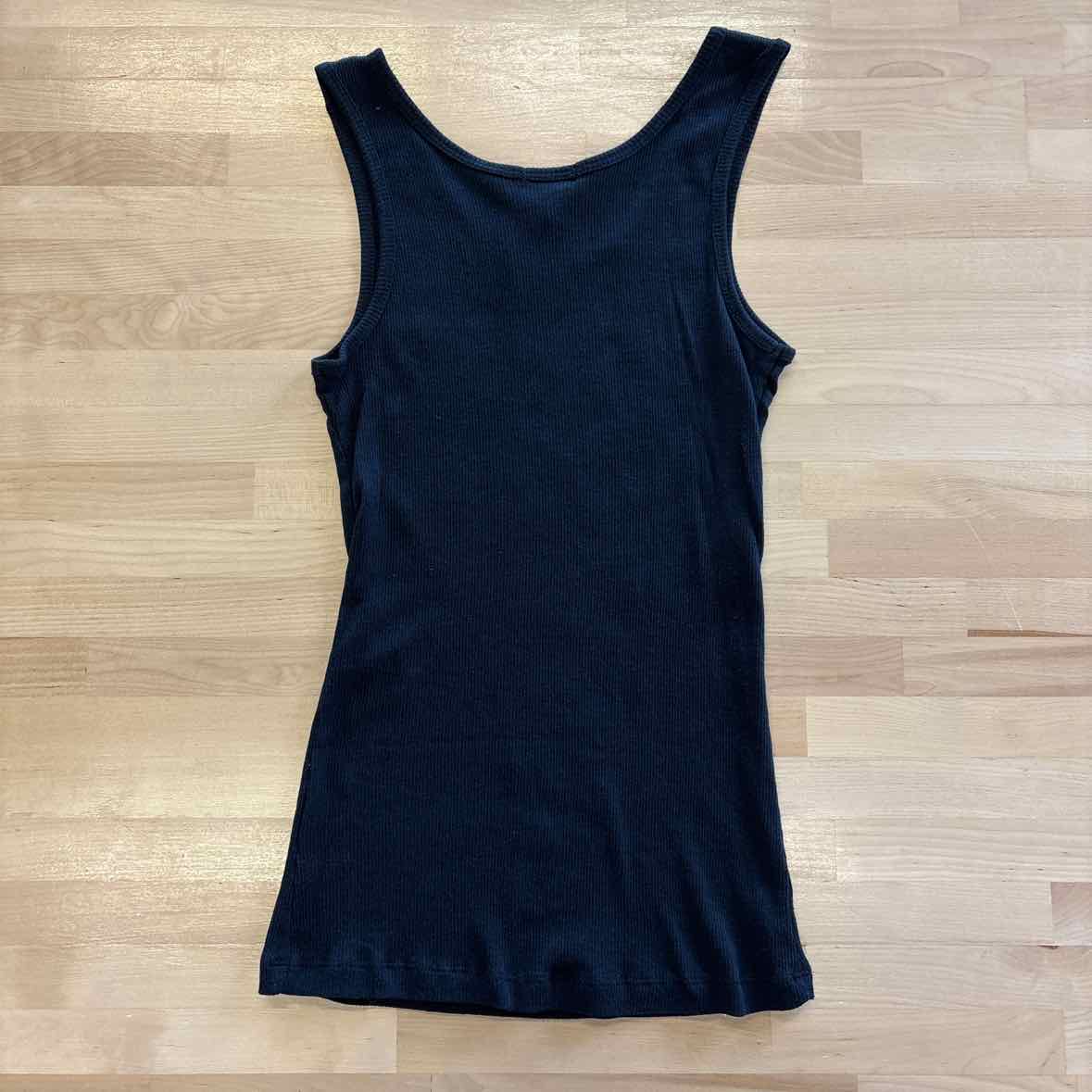 fang Size L Gray/Black Sequined Tank