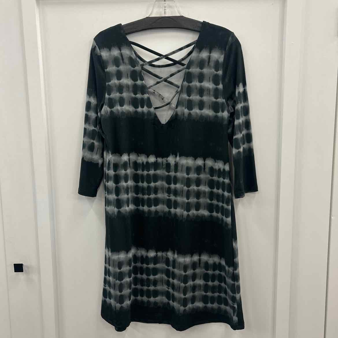 5th & Love Size M Navy/Gray Dress