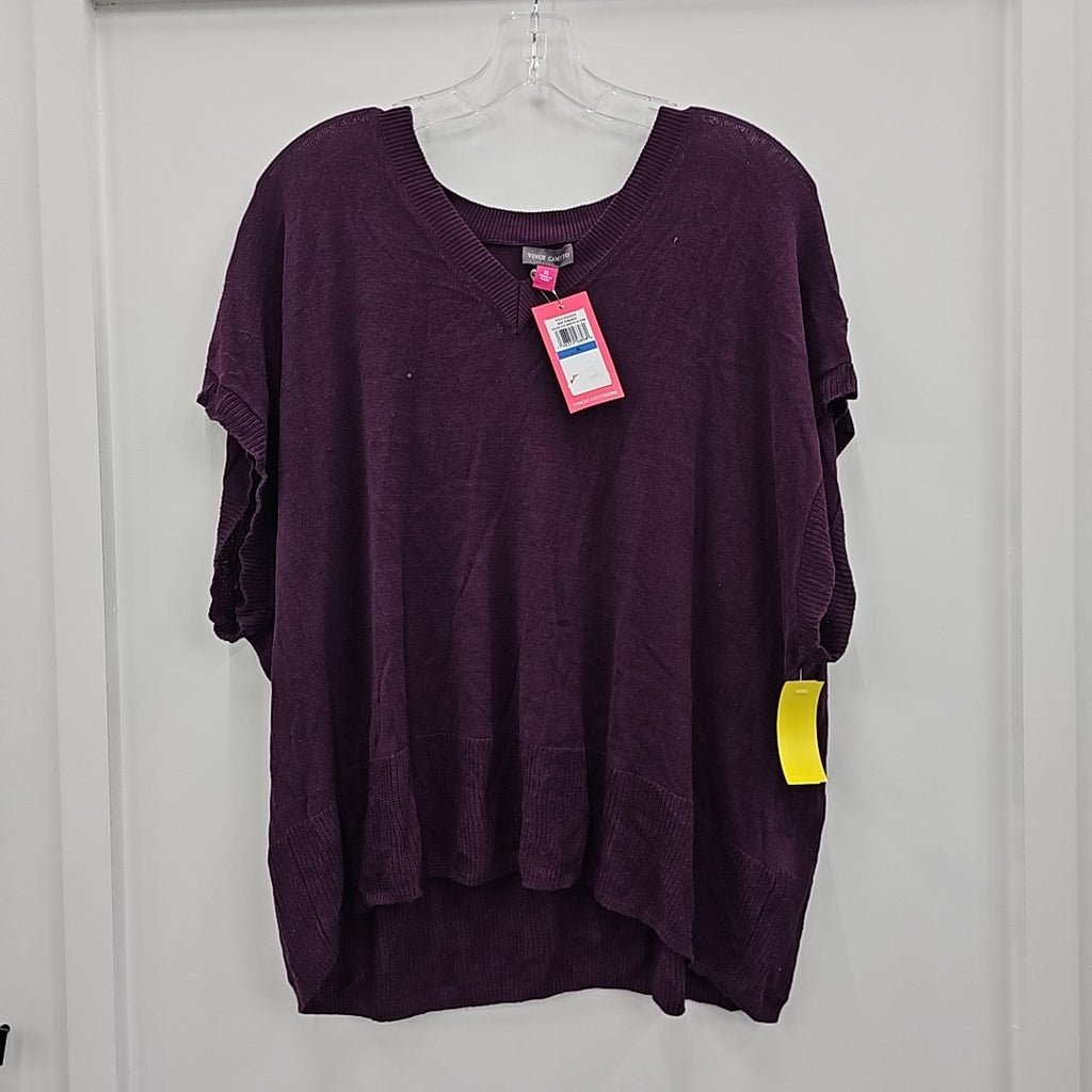 Vince Camuto Size XL Purple Sweater