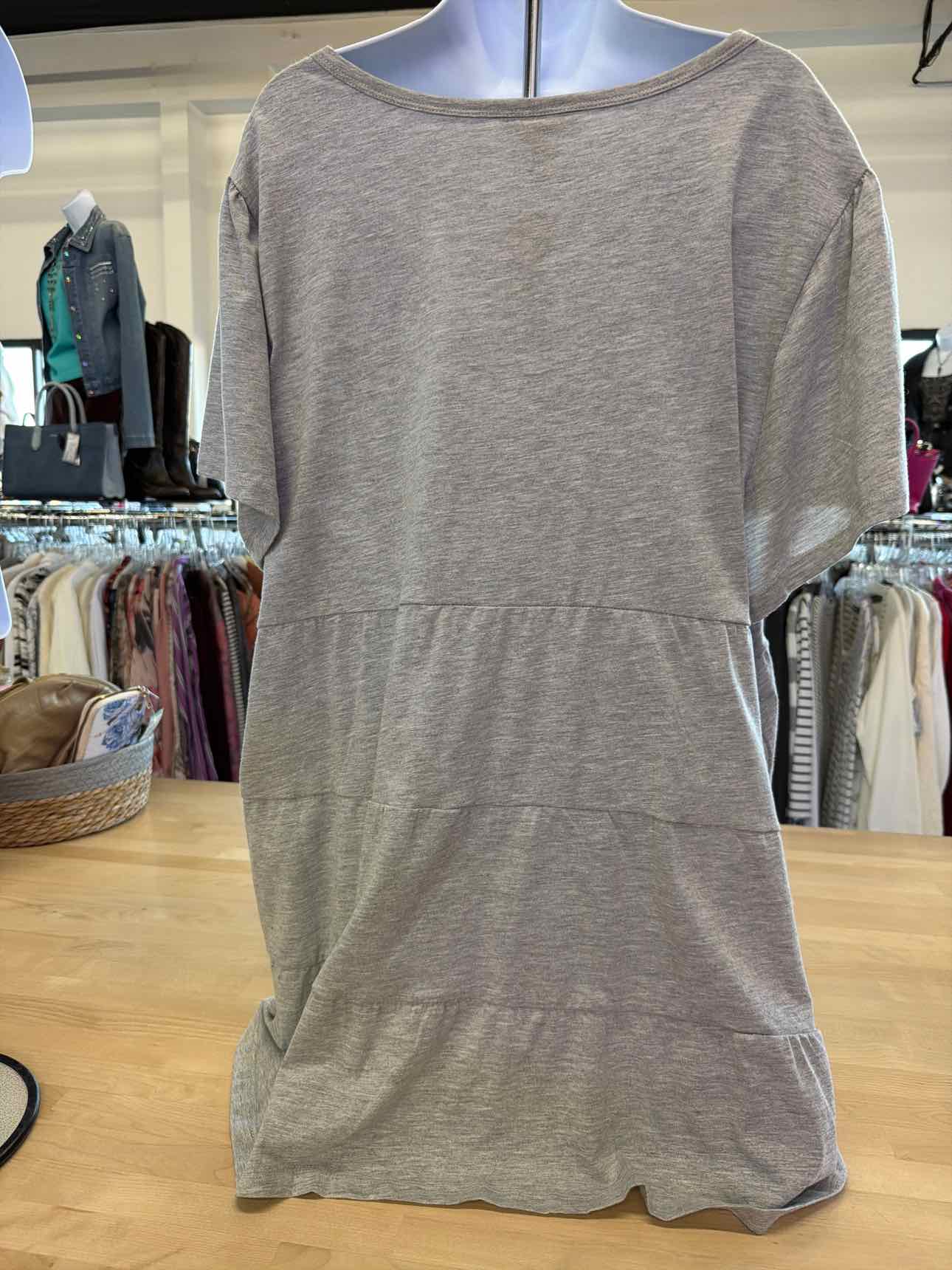 LA Blues Size 26/28 Gray Studs Shirt