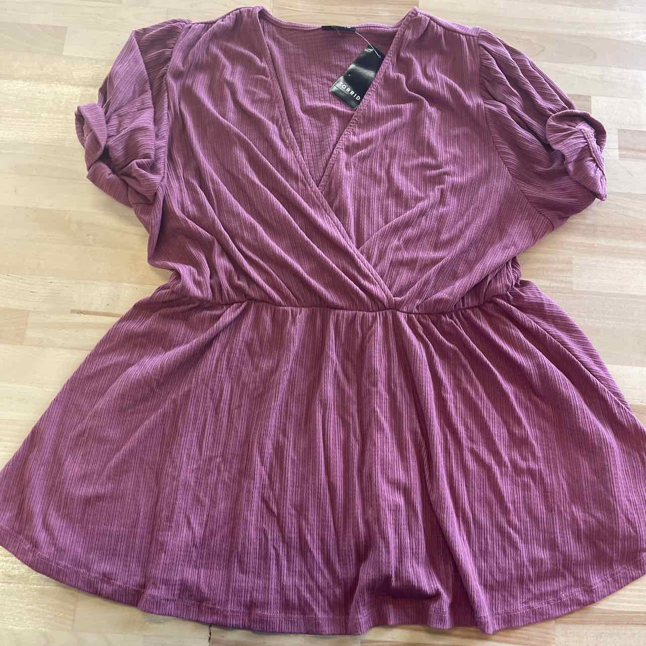 Torrid Size 1X Red New Blouse LS