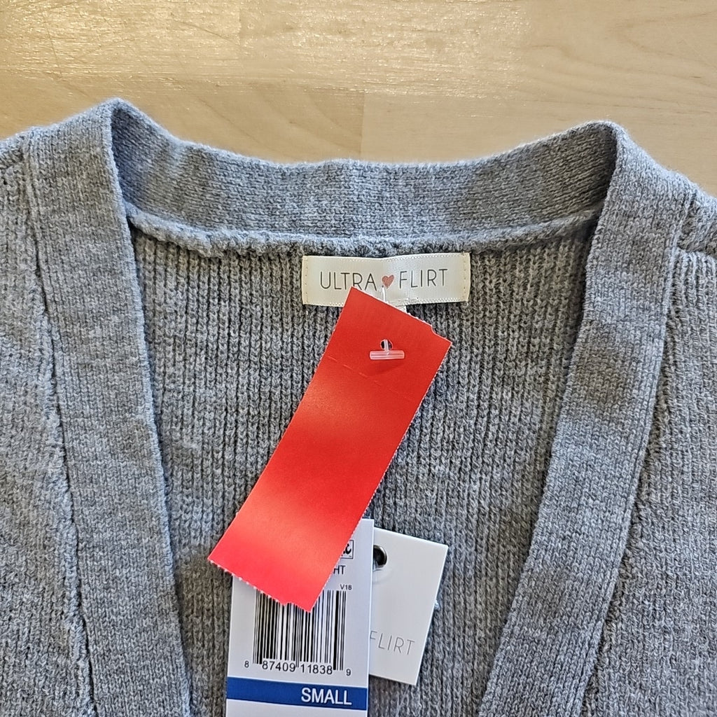 Ultra Flirt Juniors' V-Neck Button-Front Sweater Vest