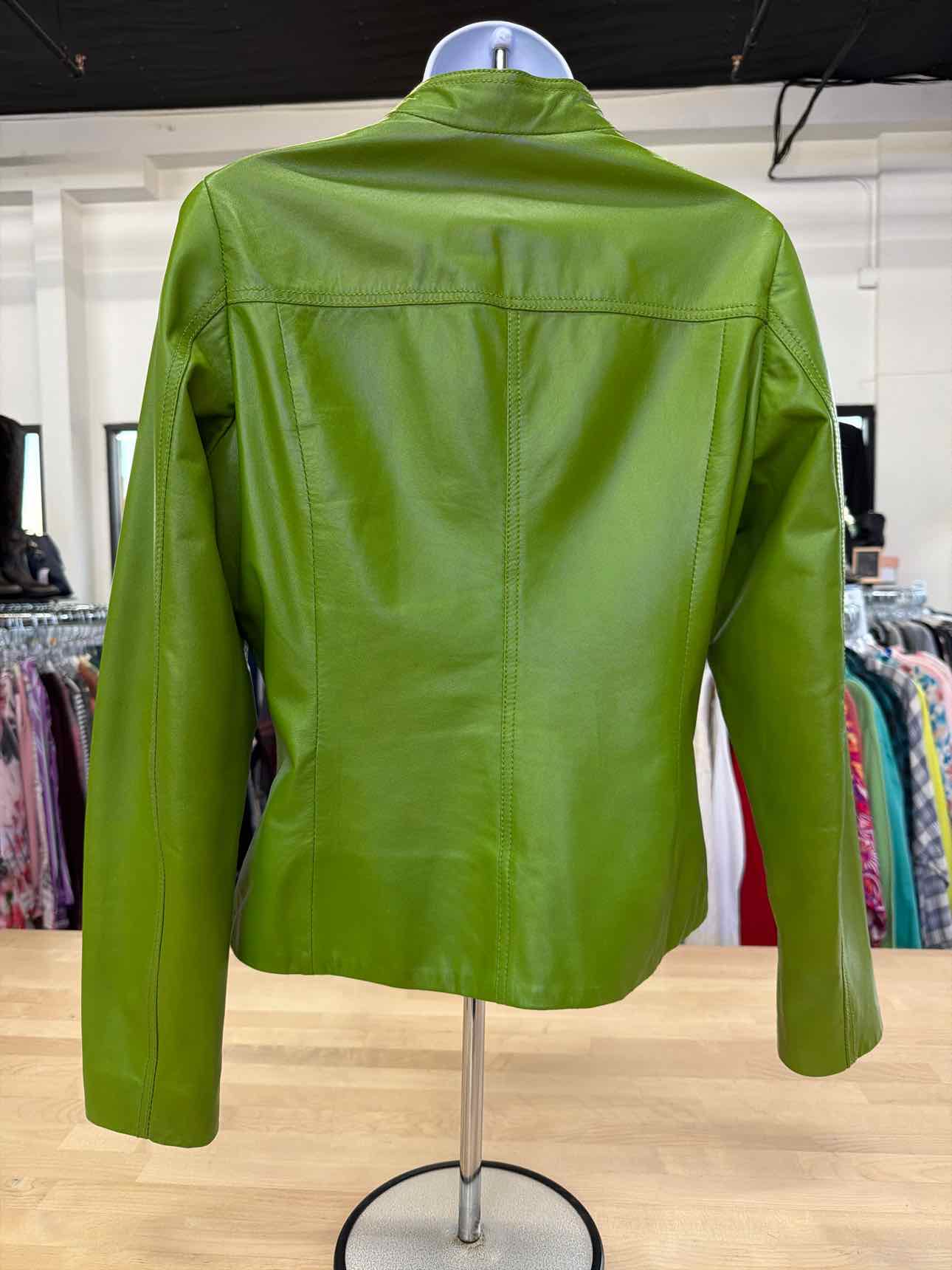 Bod & Christensen Size M Green Moto Jacket