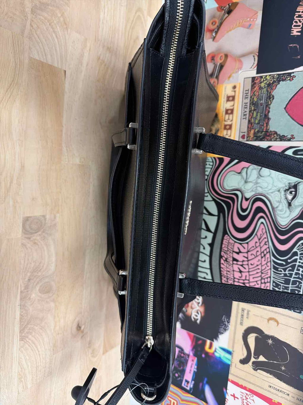 Kate Spade Black Tote Leather Purse