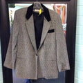 Dumas Size 8 Black White Blazer