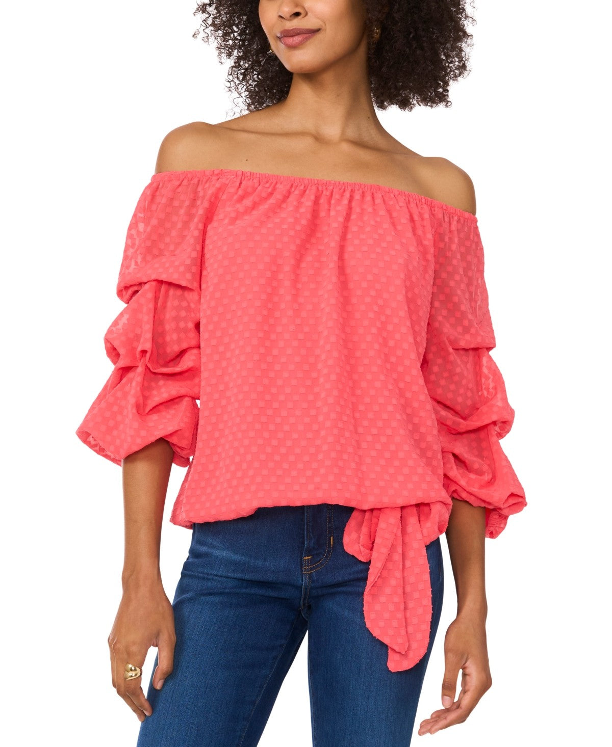 Vince Camuto Size S Orange New Blouse SS
