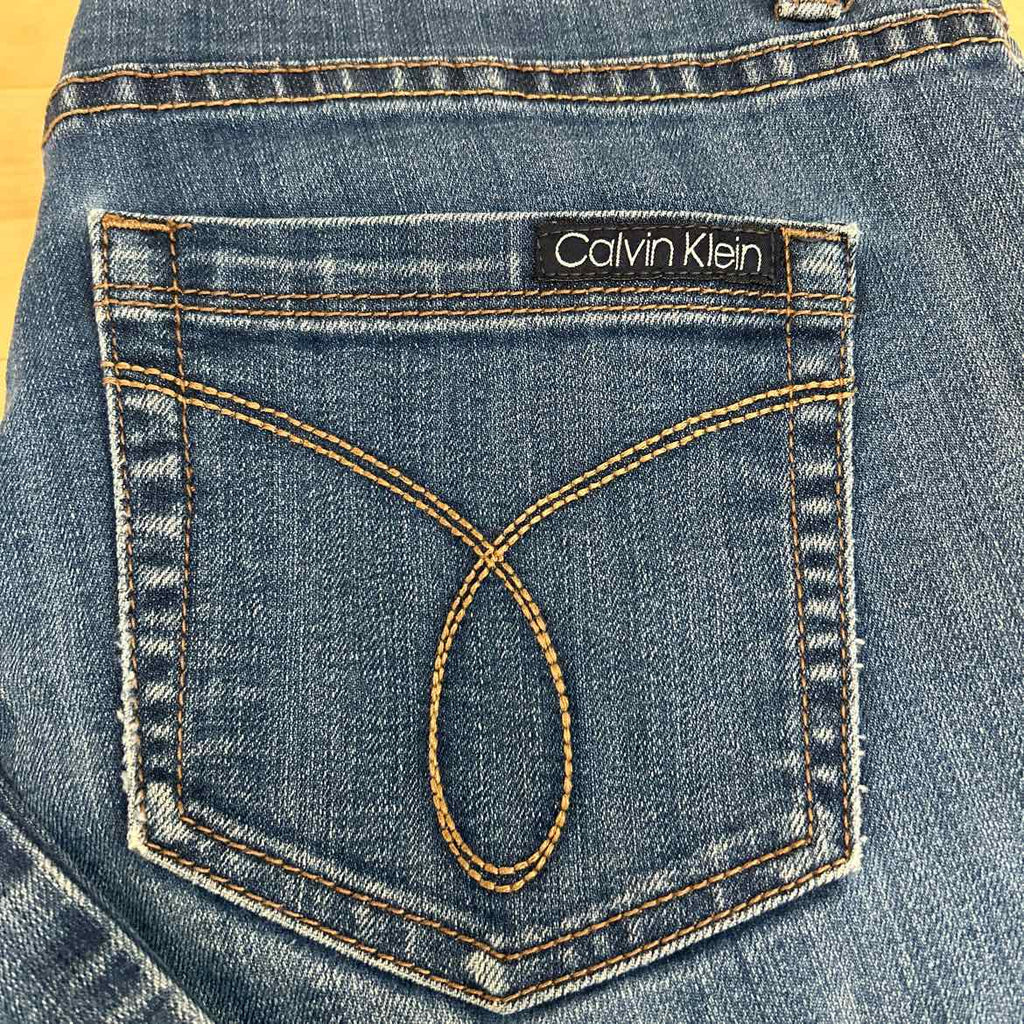 Calvin Klein Jeans Size 10 Blue Denim Preloved Jeans