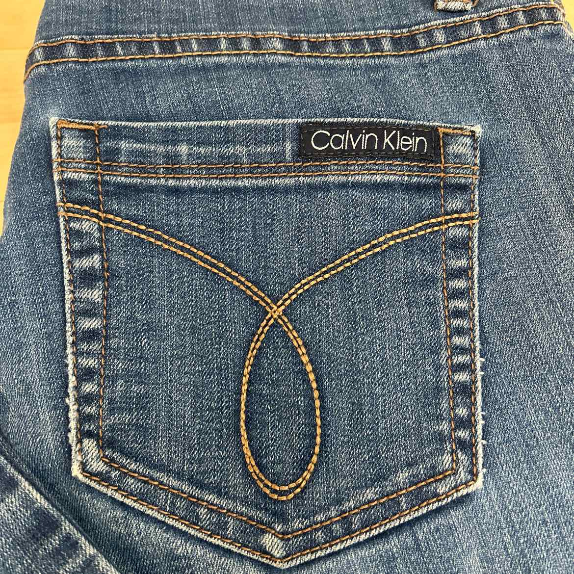 Calvin Klein Jeans Size 10 Blue Denim Preloved Jeans