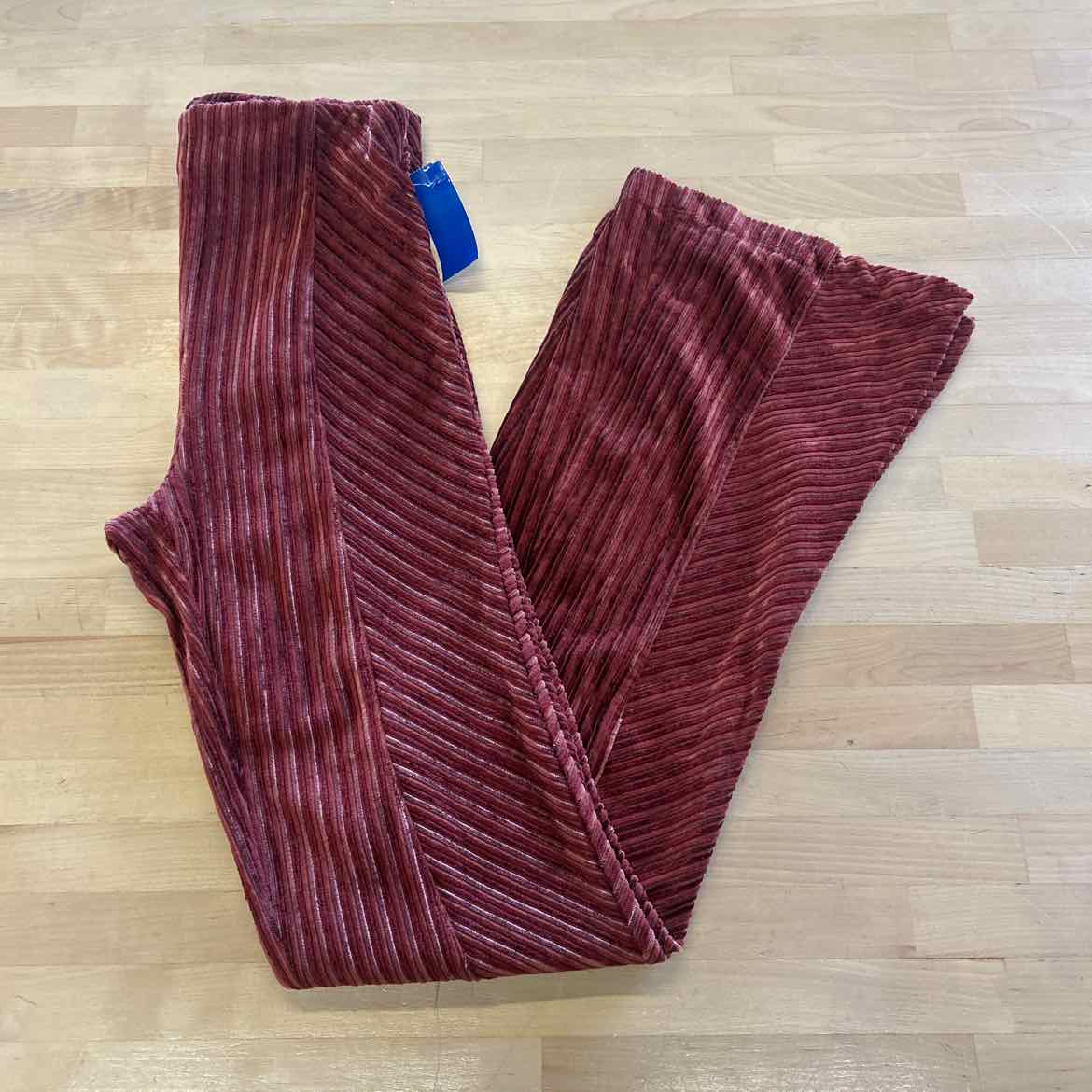 Free People Size M Red Velvet Preloved Pants