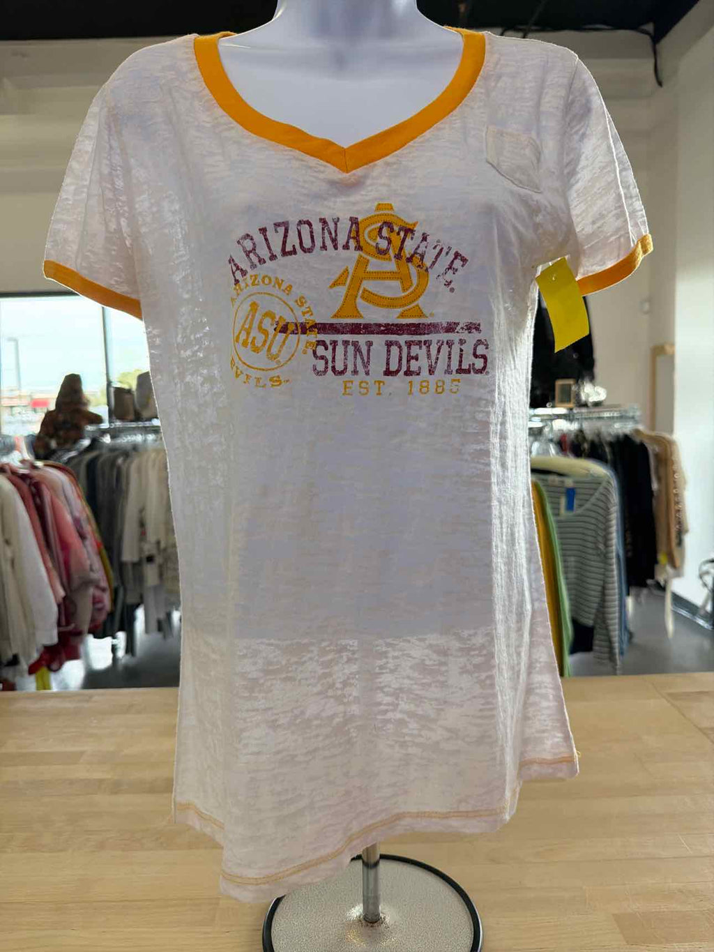 ASU Size XL White T-shirt