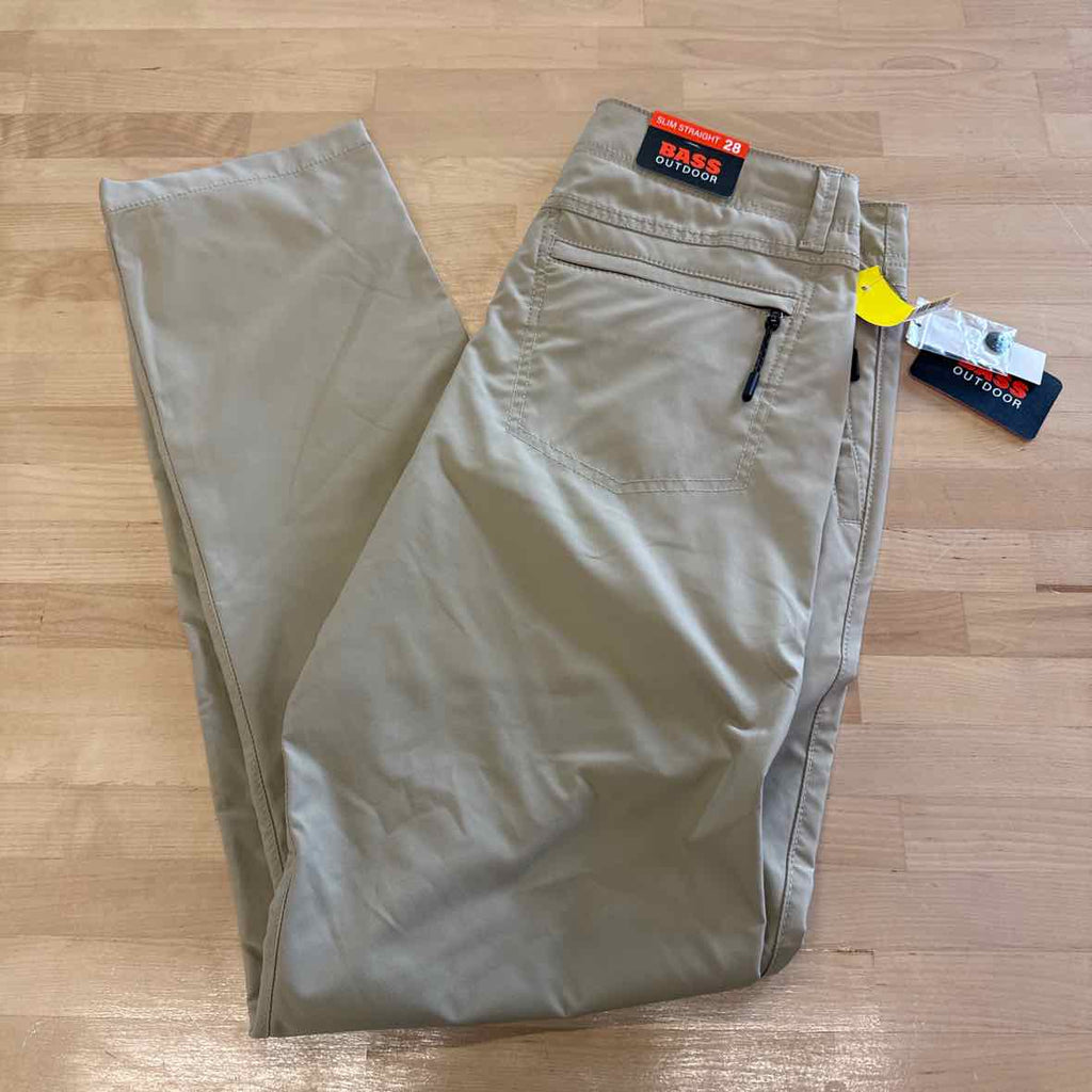 Bass Outdoor Size 28x30 Slim Straight Fit Traveler Casual Trouser Pants