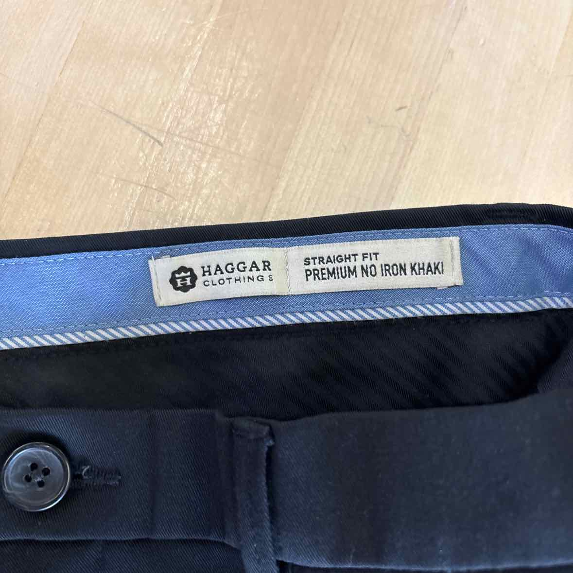 Haggar Size 36x29 Black MENS Pants