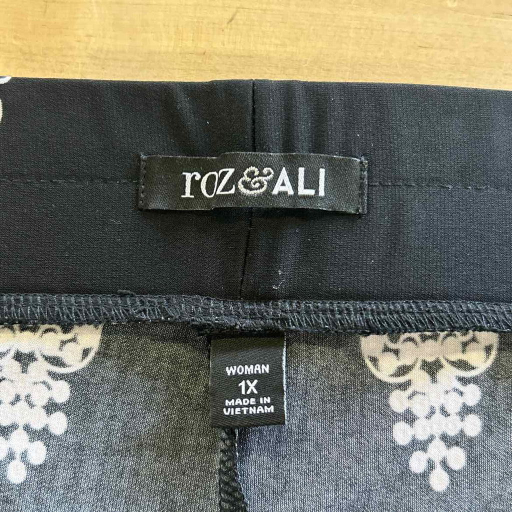 Roz & Ali Size 1X Black Preloved Lounge