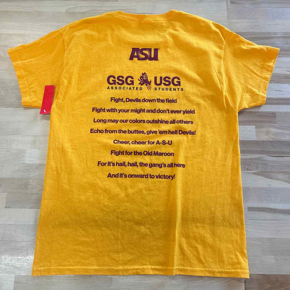 Hanes Size M Yellow Preloved T-shirt