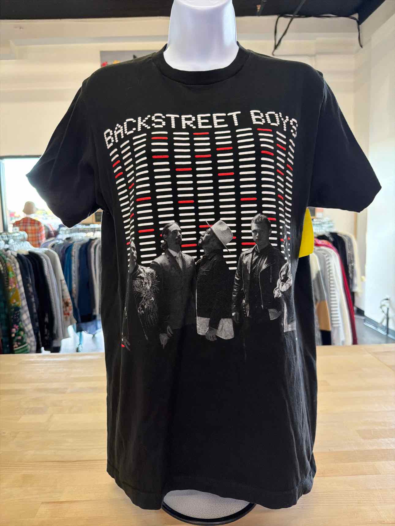 Back street Boys Size M Black T-shirt