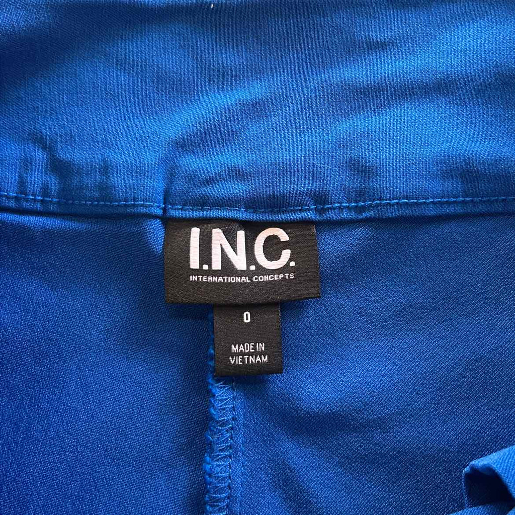 INC Women Size 0 Blue Preloved Shorts