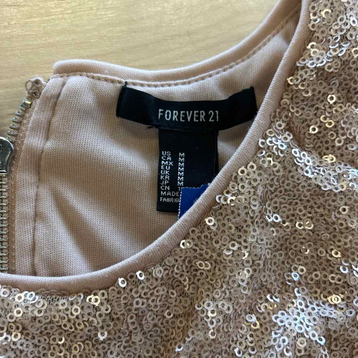 Forever 21 Size M Pink Sequined Tank