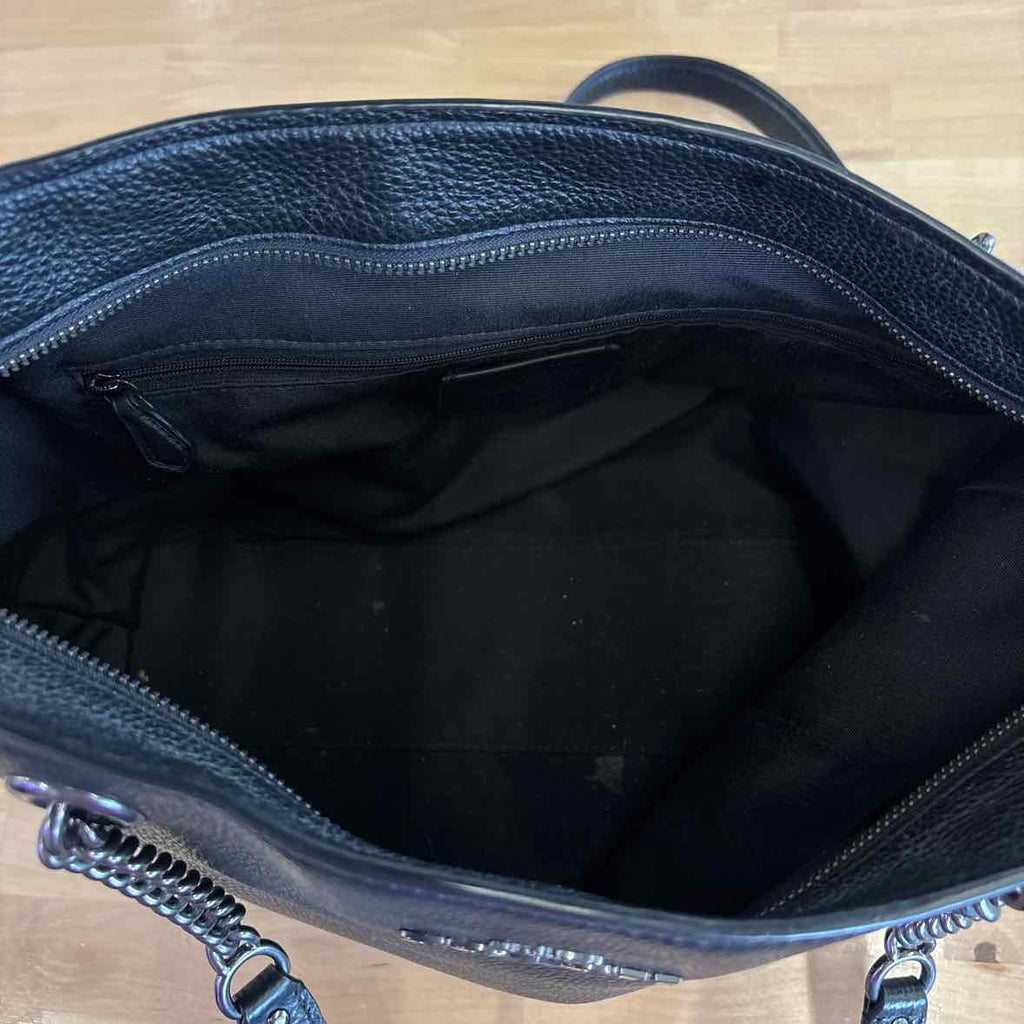Coach Black Pebbled Leather Totes