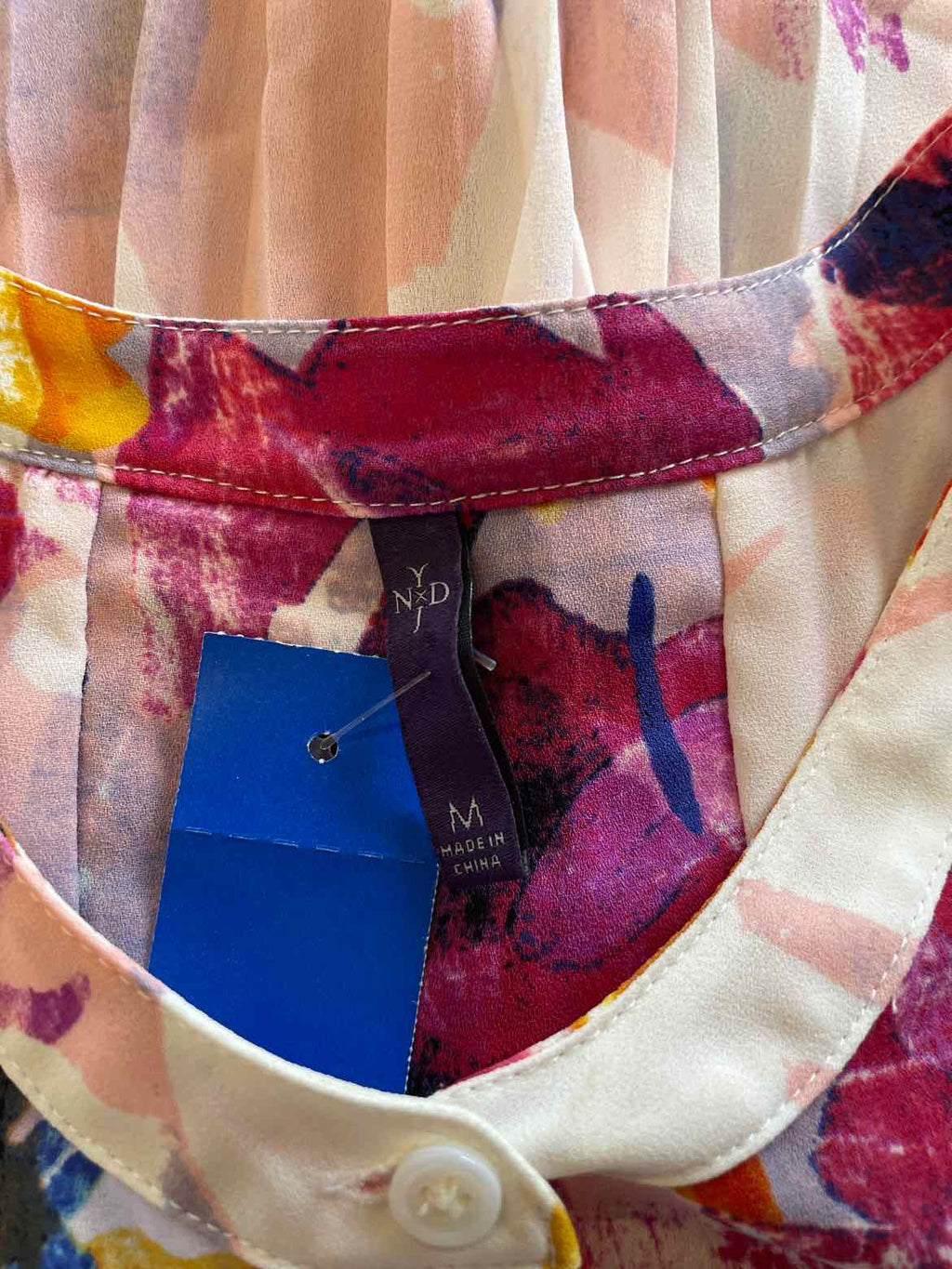 Ndulge Size M Pink Blouse