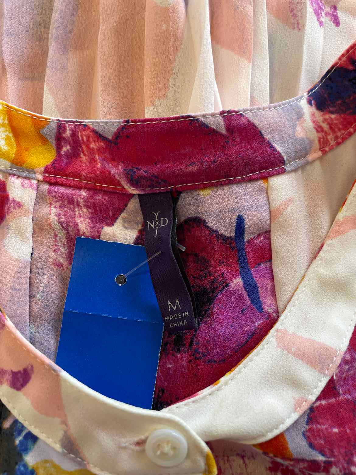 Ndulge Size M Pink Blouse