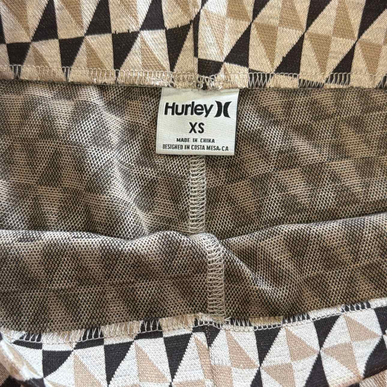 Women's Hurley Triangle Bootcut Pants in Brown