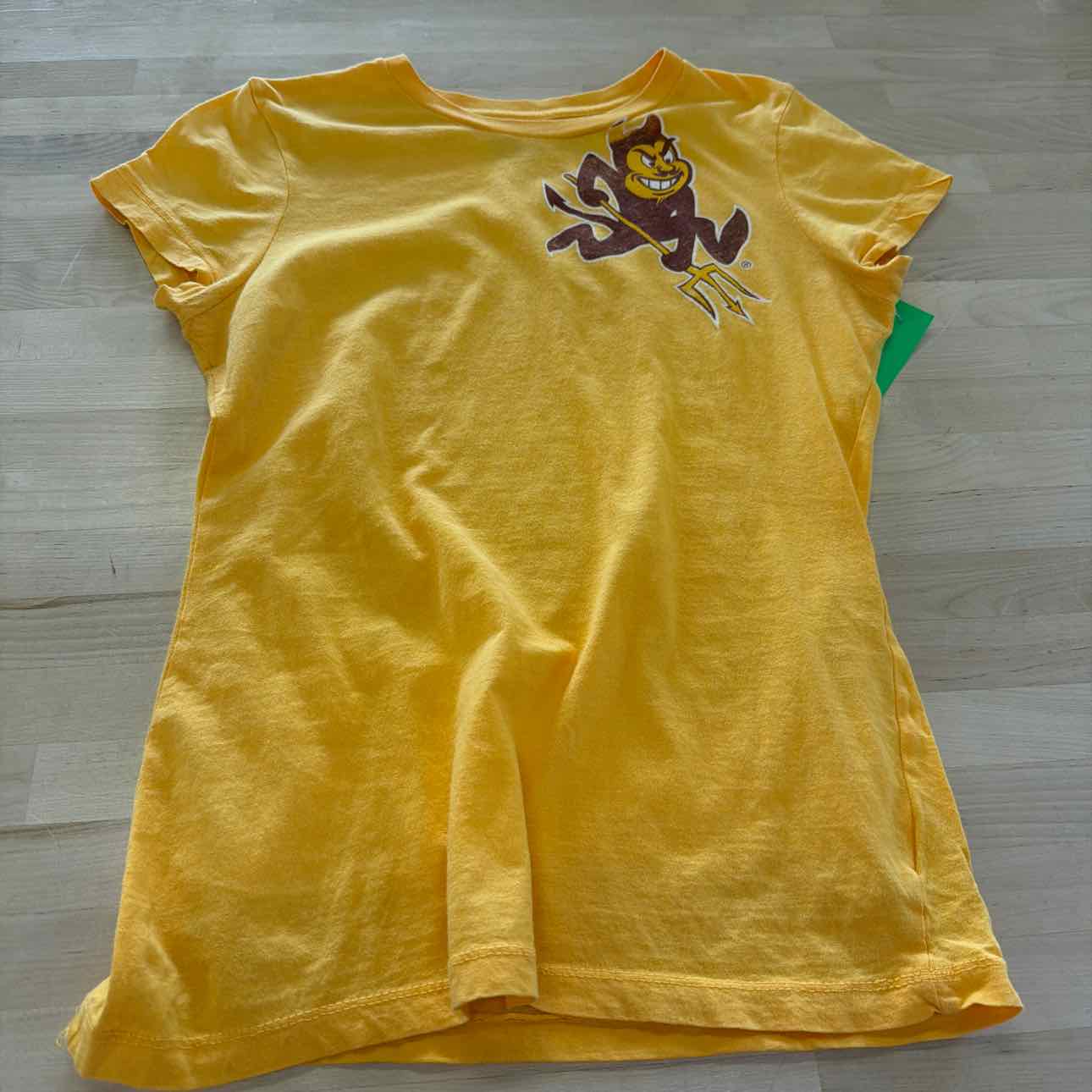 ASU Size M Yellow Preloved T-Shirt SS