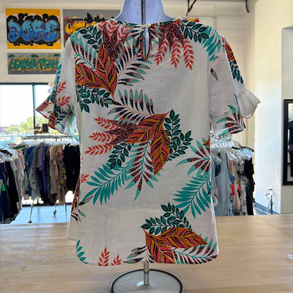 Van Heusen Size M Multi-Color Preloved Blouse SS