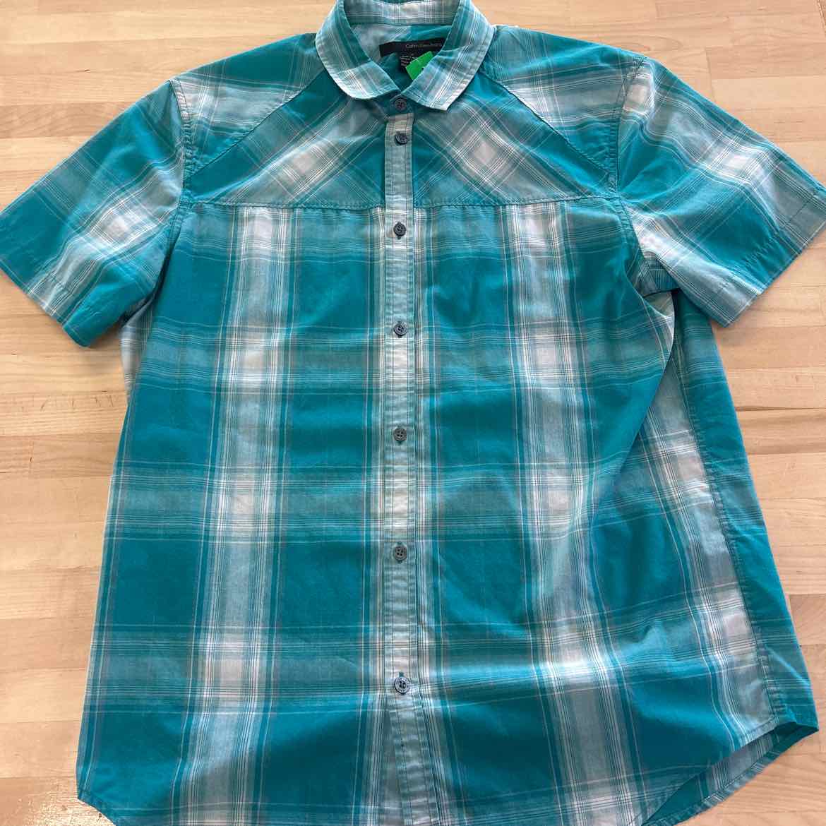 Calvin Klein Size M Blue Preloved MENS Button Down Shirt