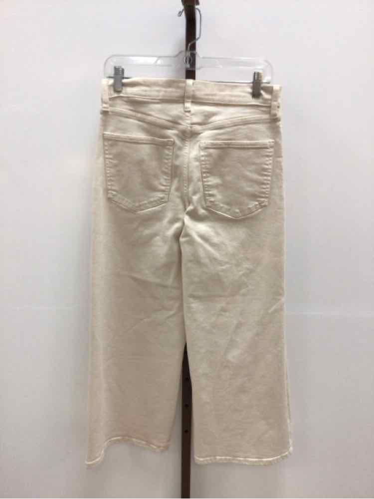 Banana Republic Size 6 Off White Preloved Jeans