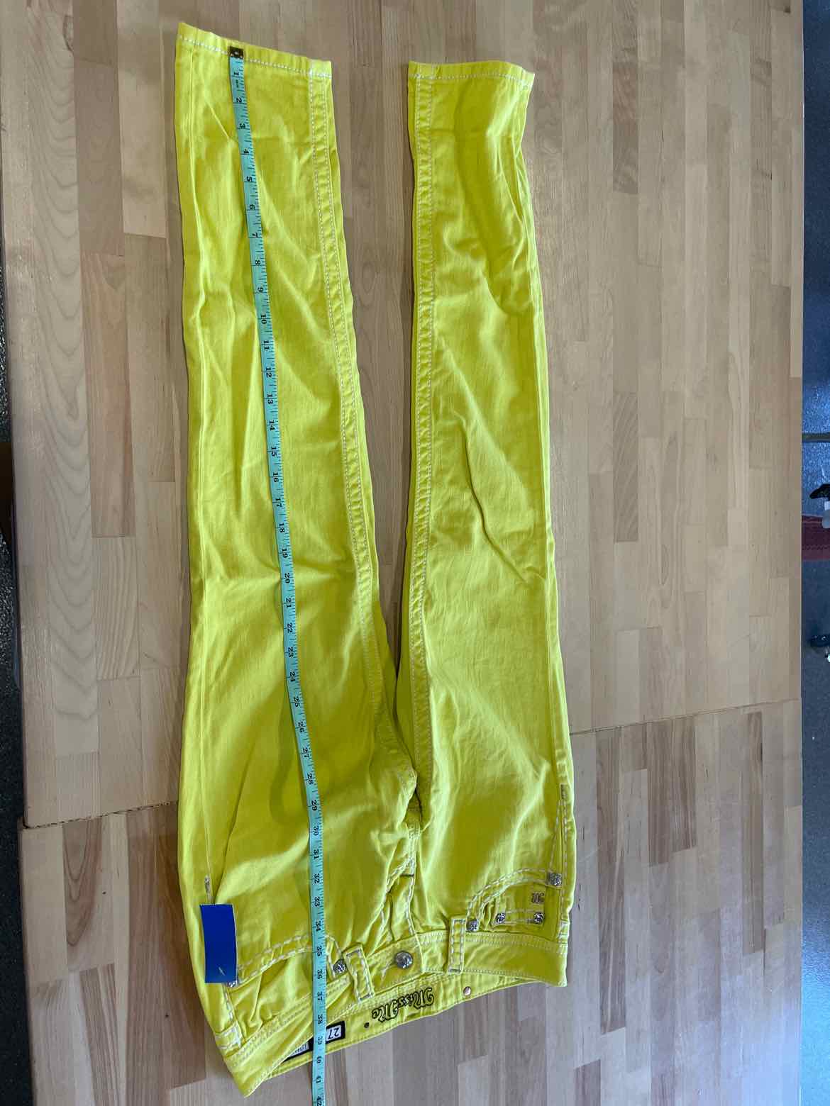 Miss Me Size 27 Yellow Jeans