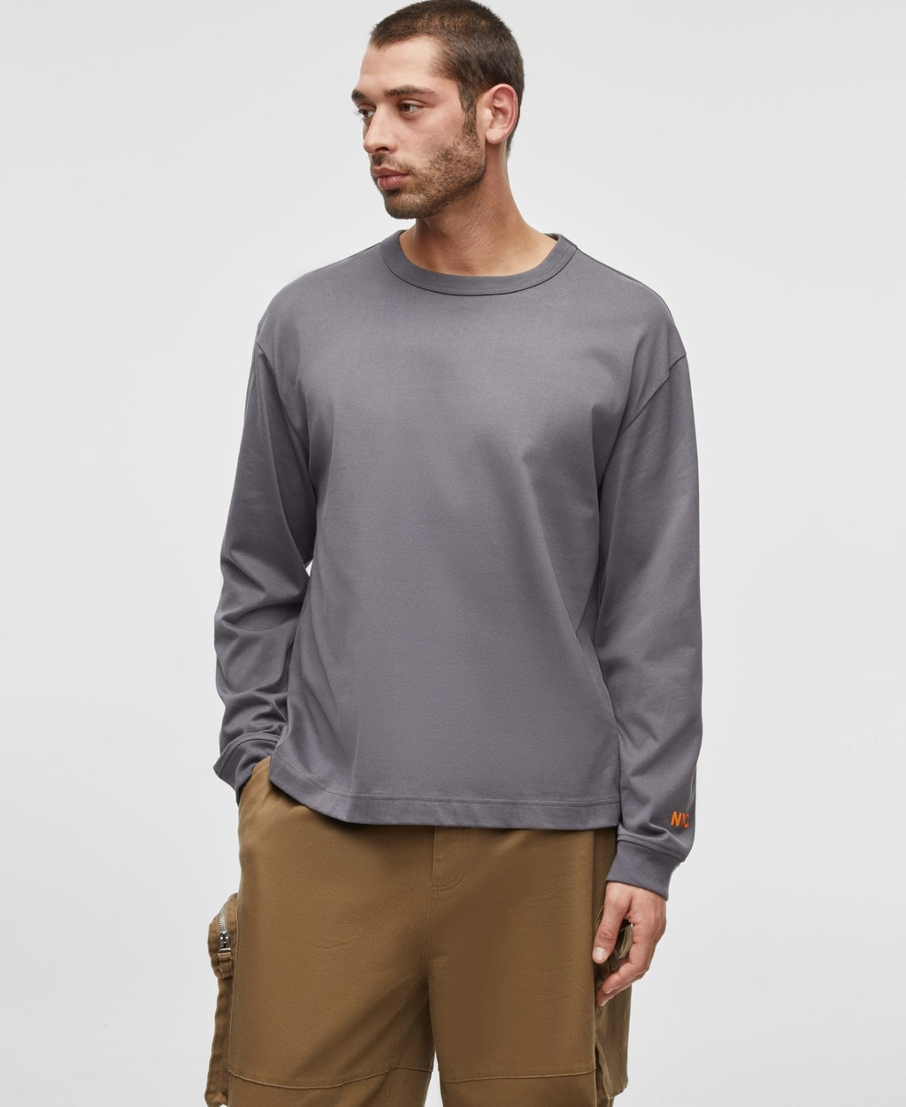 Mode of One Men's Liberty Long-Sleeve Relaxed-Fit T-Shirt