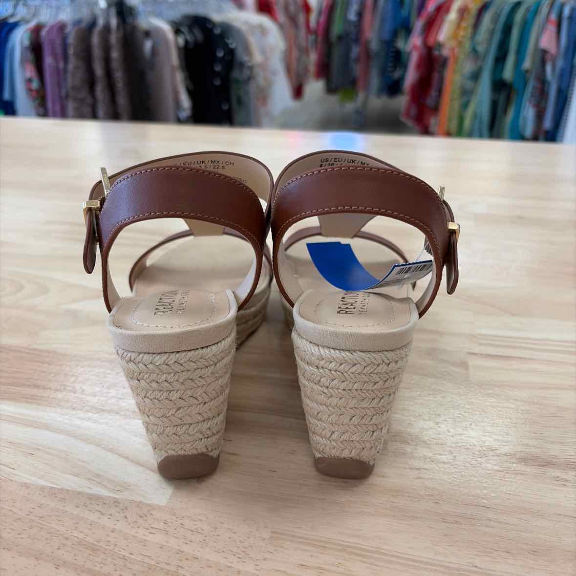 Kenneth Cole Size 6 Women's Card Wedge Espadrille Sandals