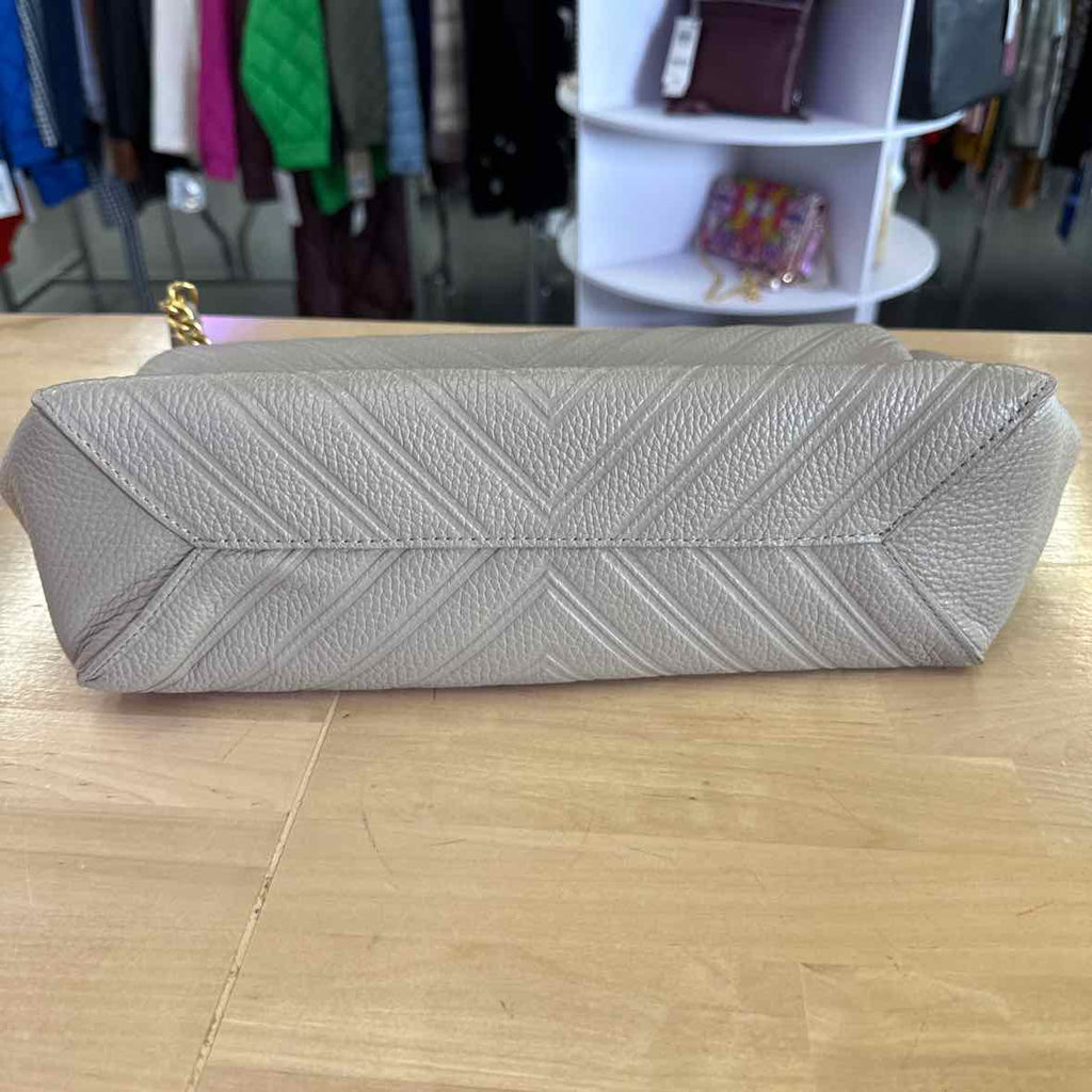 Rebecca Minkoff Taupe Edie Crossbody Leather Handbag