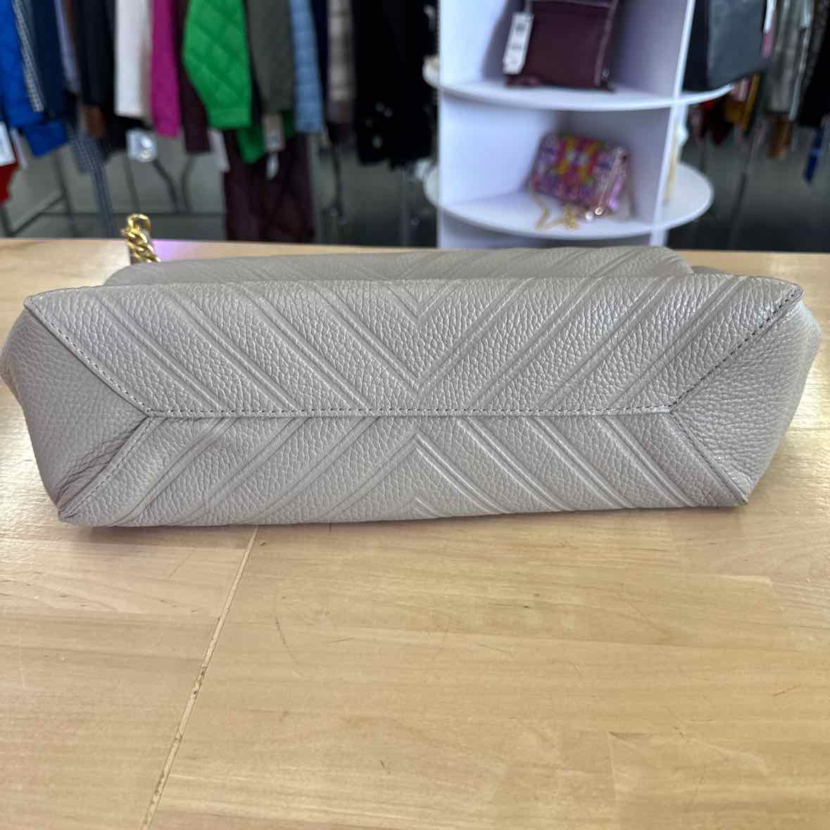 Rebecca Minkoff Taupe Edie Crossbody Leather Handbag