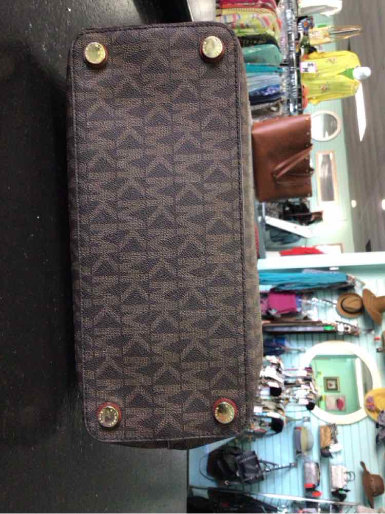 Michael Kors Maroon/Brown Handbag