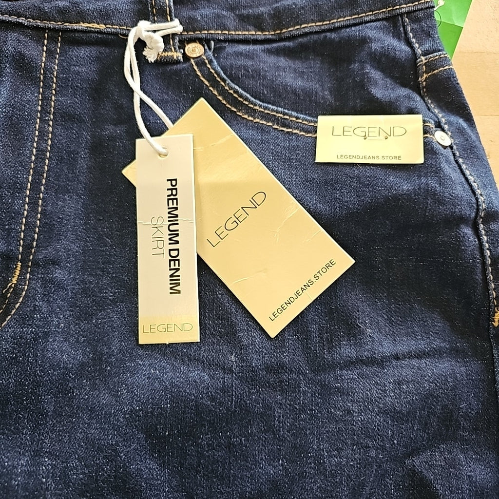 LegEnd Size L Denim Preloved Skirt