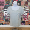 hippie rose Size XL Blue Ribbed New T-Shirt SS